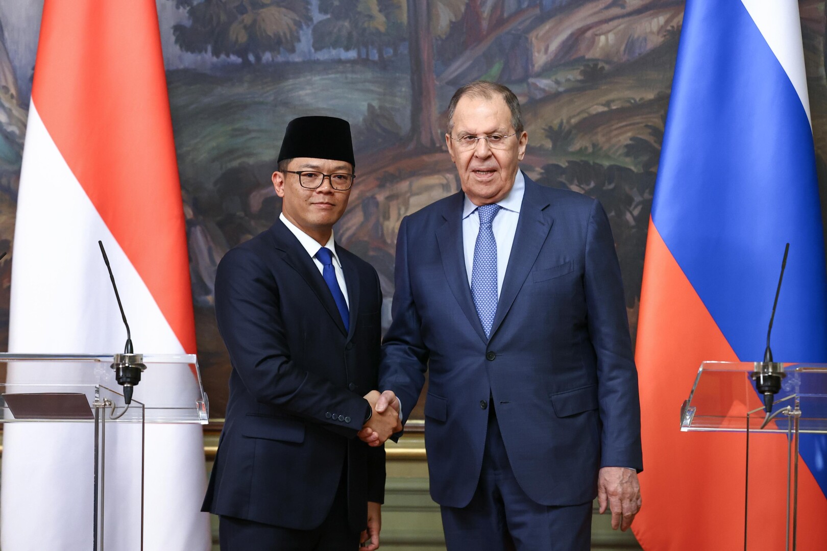 Menlu RI dan Menlu Rusia Bahas Persiapan Kunjungan Presiden Prabowo ke St. Petersburg