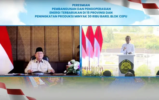 Presiden Prabowo Resmikan Proyek Energi Terbarukan di 15 Provinsi, PGE Eksplorasi PLTP Gunung Tiga 55 MW di Lampung