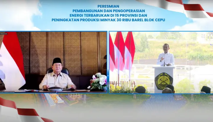 Presiden Prabowo Resmikan Proyek Energi Terbarukan di 15 Provinsi, PGE Eksplorasi PLTP Gunung Tiga 55 MW di Lampung
