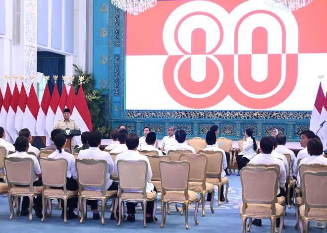 Presiden Prabowo Luncurkan Logo & Tema HUT ke-80 RI: Persatuan Menuju Indonesia Maju