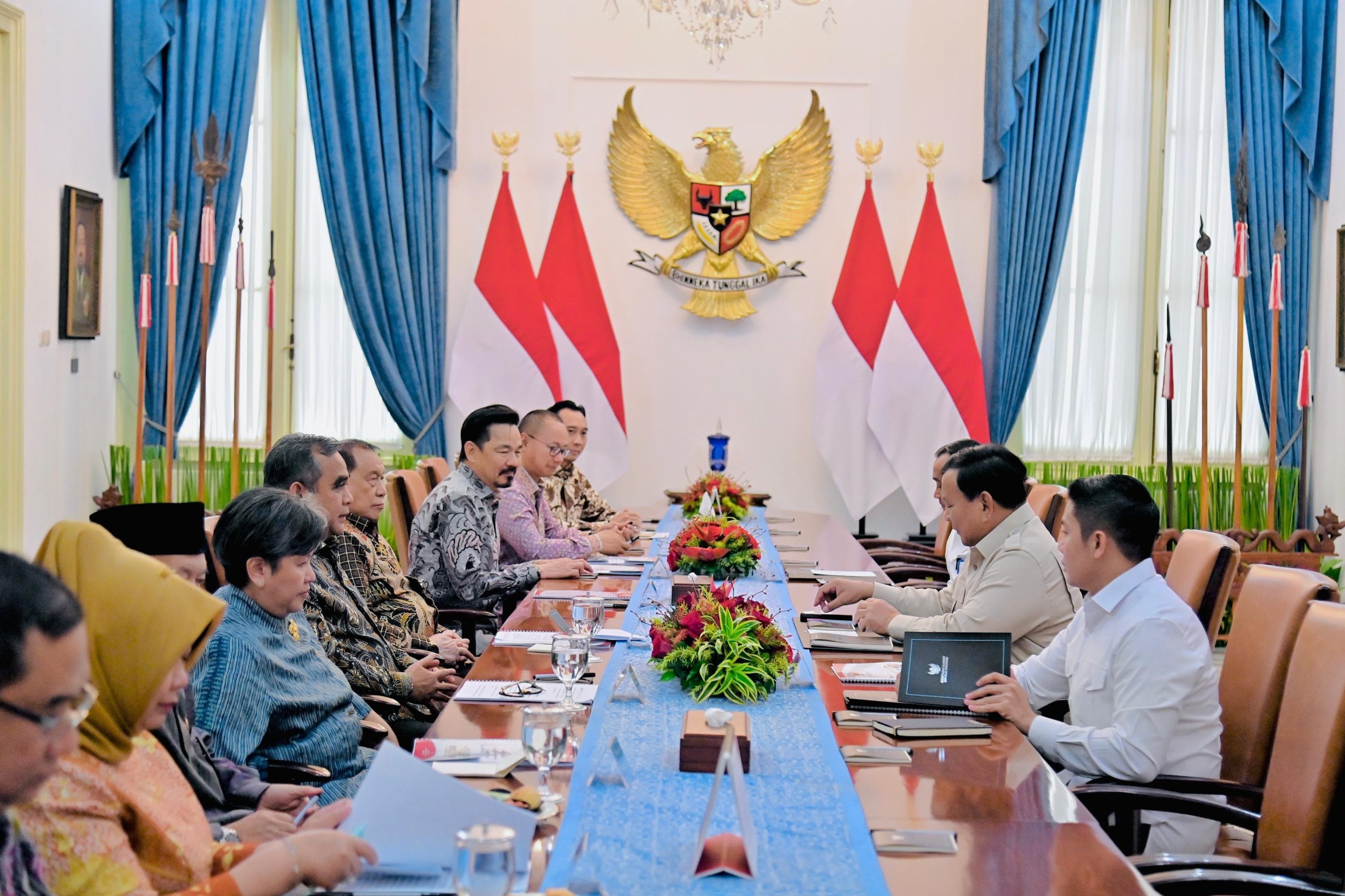 Presiden Prabowo Terima Pimpinan MPR: Bahas Sidang Tahunan, PPHN & Dukungan untuk Palestina
