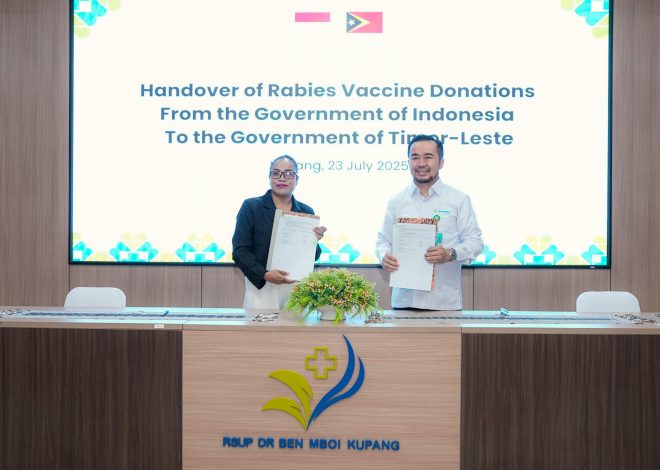 Indonesia Donasikan 2.000 Vaksin Rabies ke Timor-Leste, Bukti Solidaritas Kemanusiaan