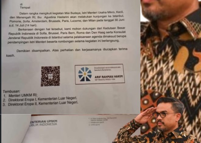 DPP GPPB Kritik Menteri UMKM Terkait Kegaduhan Kunjungan Istrinya ke Eropa