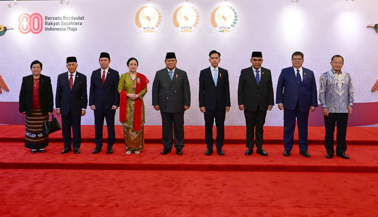 Presiden Prabowo Sampaikan Pidato Kenegaraan Perdana di Sidang Tahunan MPR 2025