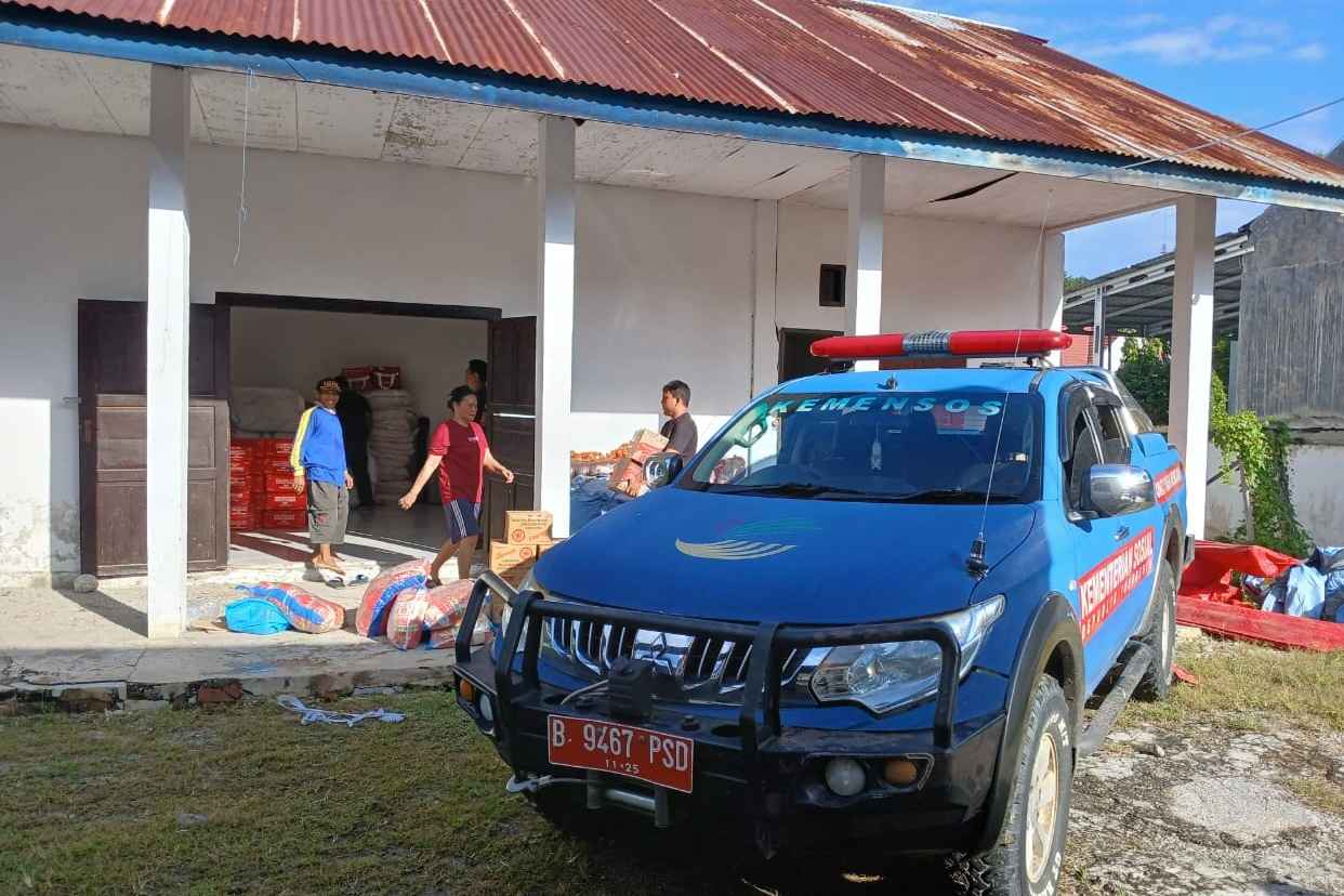 Kemensos Gerak Cepat Salurkan Bantuan untuk Korban Gempa Poso