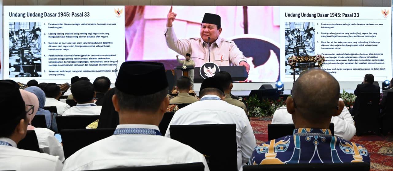 Buka APKASI Expo 2025, Presiden Prabowo Tegaskan Makna Pasal 33 UUD 1945