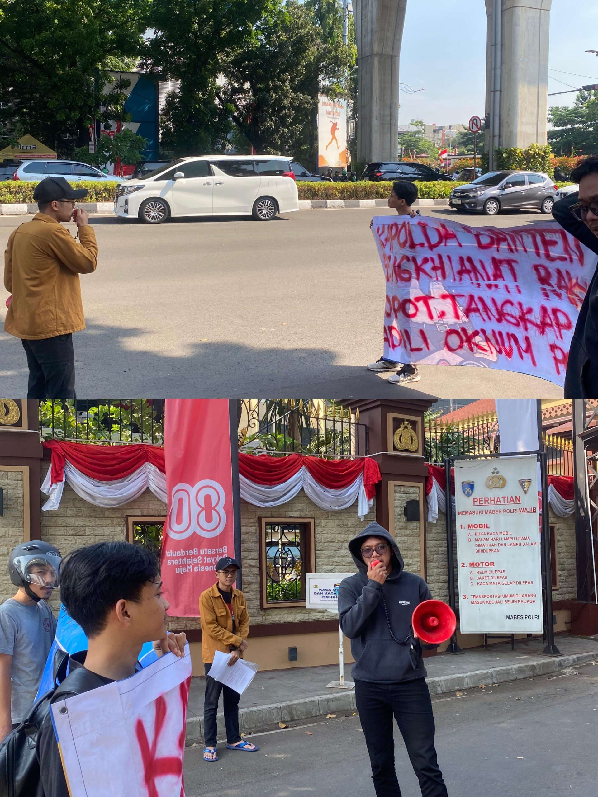 Brigade Kader Bangsa Desak Kapolda Banten Dicopot, Gelar Aksi di Mabes Polri