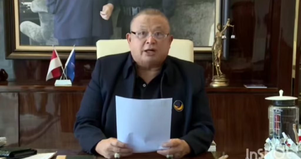 NasDem Nonaktifkan Ahmad Sahroni dan Nafa Urbach dari DPR RI Mulai 1 September 2025