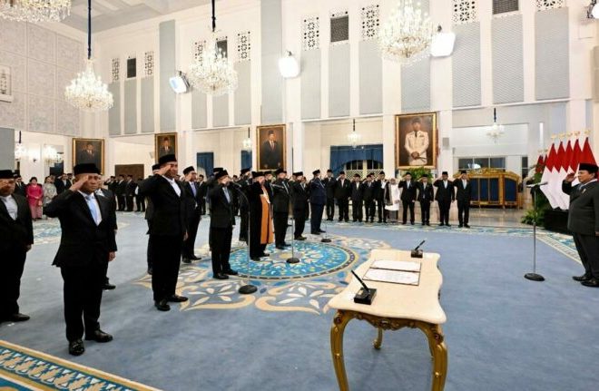Presiden Prabowo Resmi Lantik Suyudi Ario Seto sebagai Kepala BNN RI