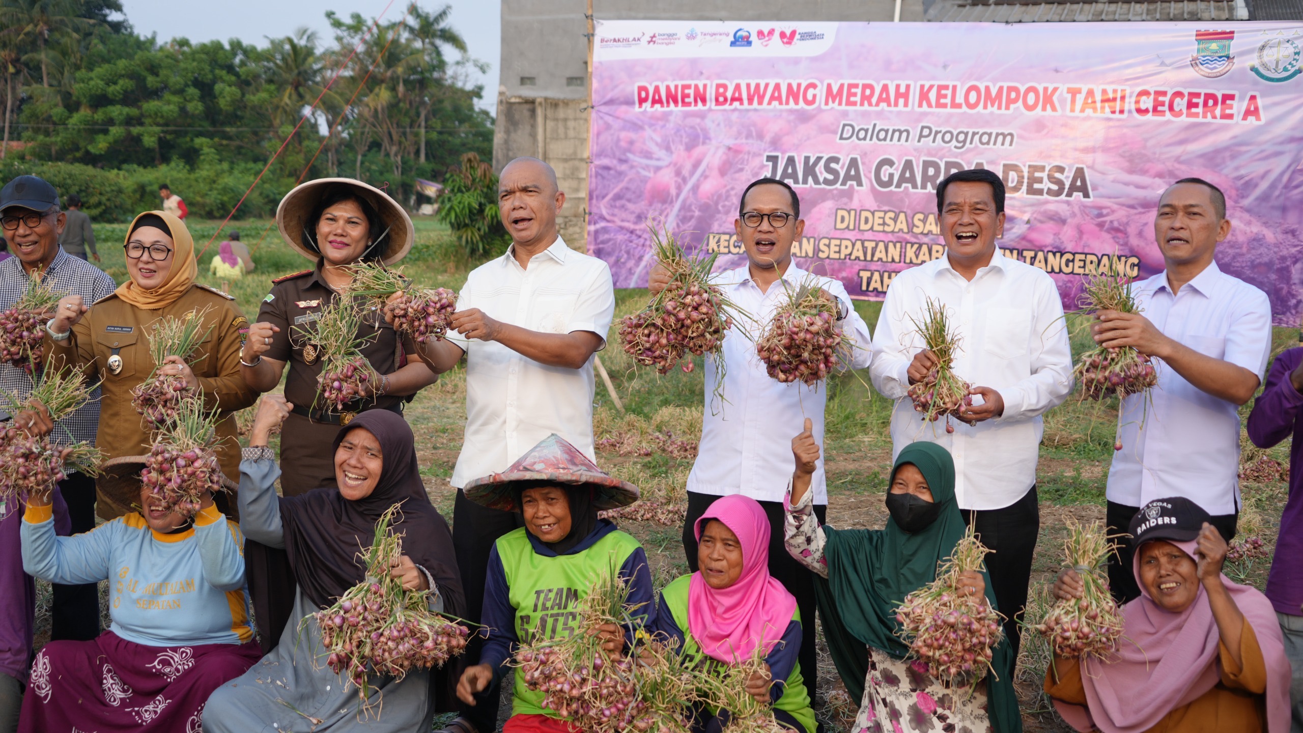 JAM-Intel Dukung Ketahanan Pangan Lewat Panen Raya Bawang Merah di Tangerang