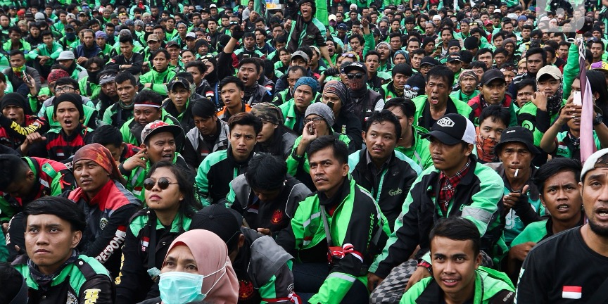 Mayoritas Driver Ojol Pilih Cari Order, Rencana Demo 17 September Tak Ganggu Layanan