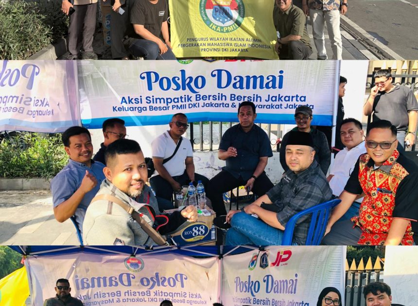 PW IKA PMII DKI Jakarta Dirikan Posko Damai, Ajak Masyarakat Jaga Kondusifitas