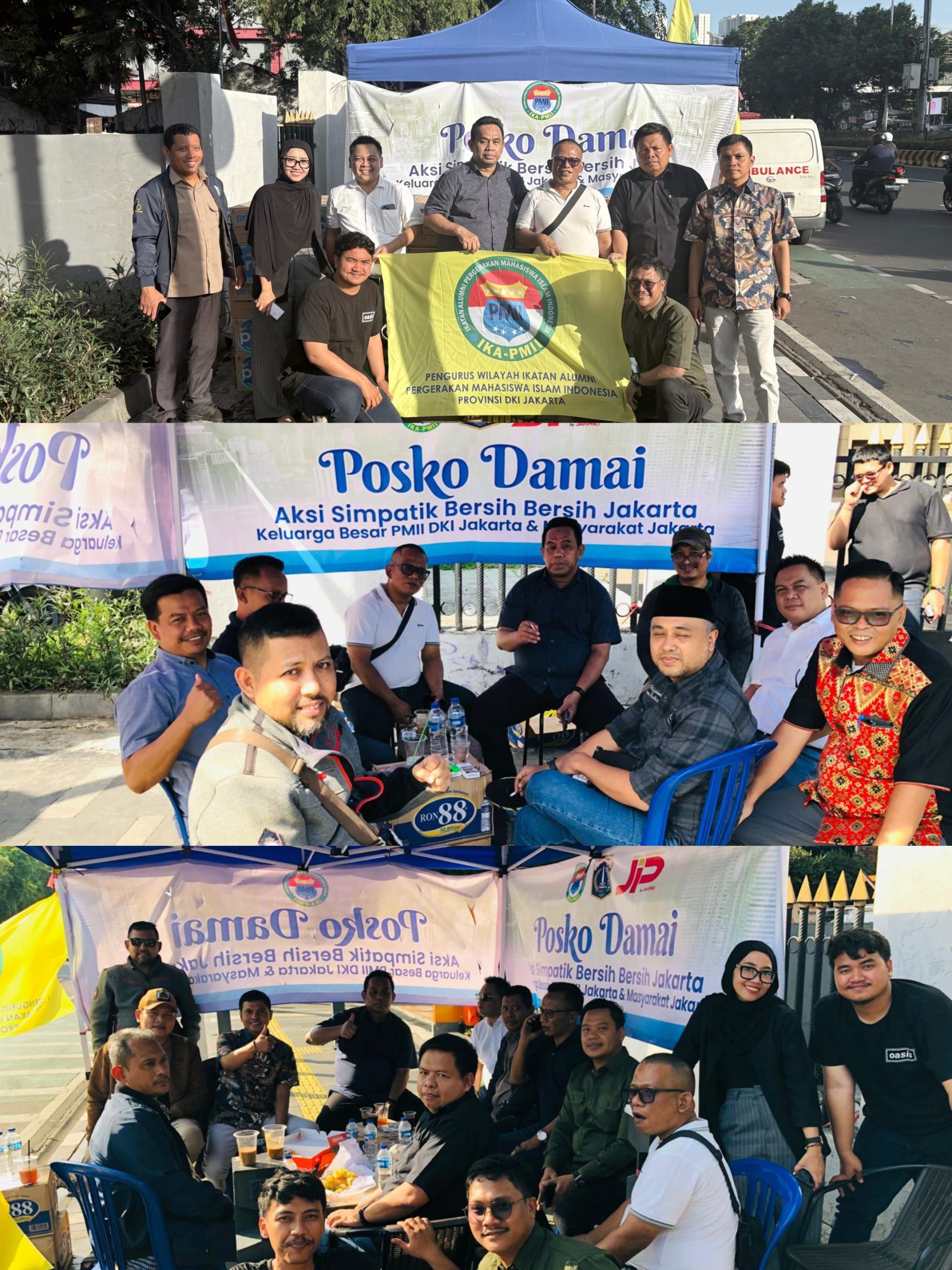 PW IKA PMII DKI Jakarta Dirikan Posko Damai, Ajak Masyarakat Jaga Kondusifitas
