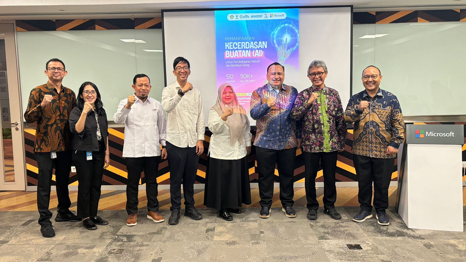 Kemenag dan Microsoft Latih 50 Ribu Guru Pesantren: Santri Siap Kuasai Teknologi AI