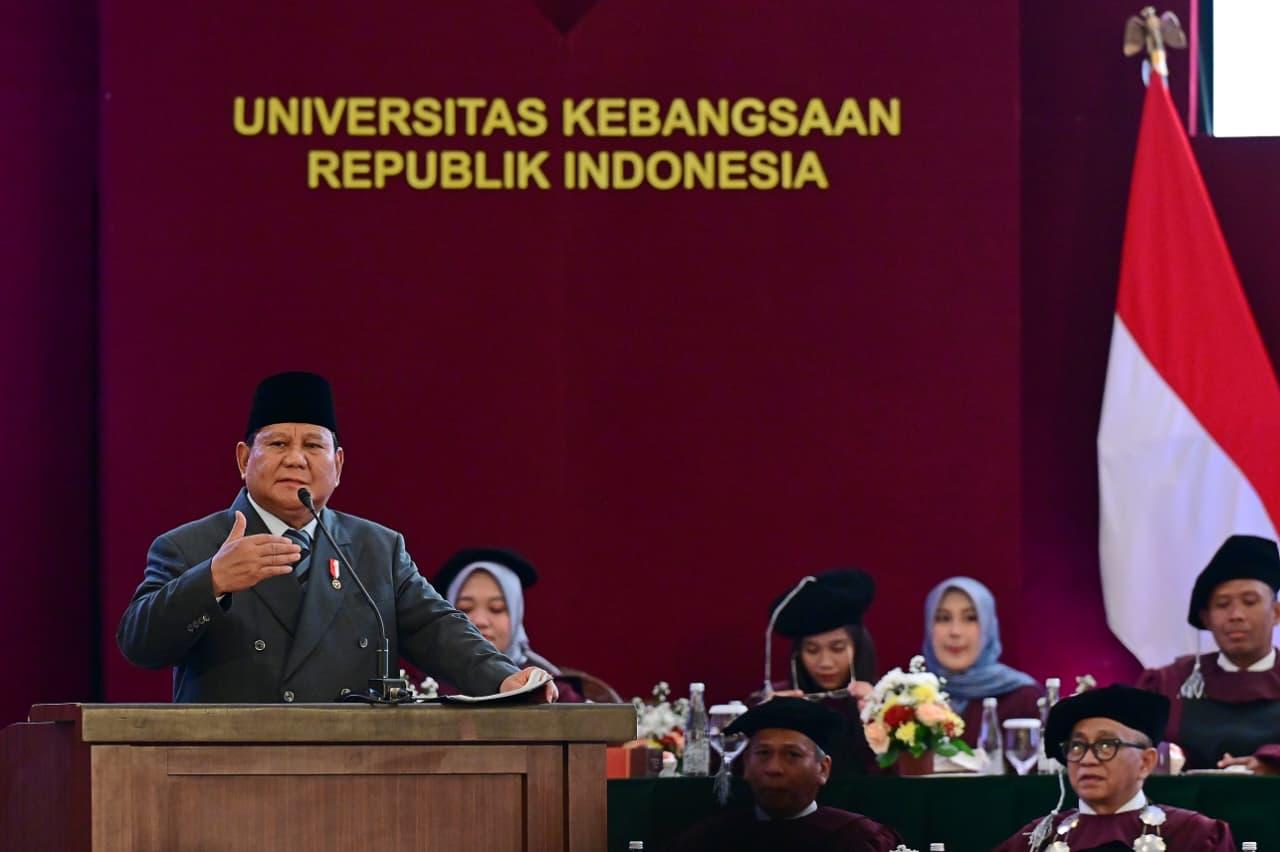 Presiden Prabowo Ajak Generasi Muda Jadi Pemimpin Berkarakter dan Bertanggung Jawab