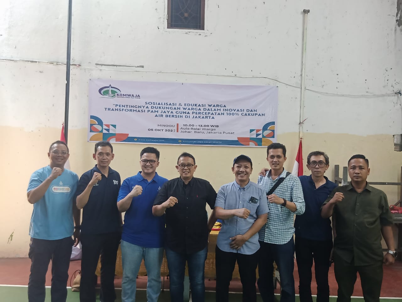 Dukungan Penuh KOMWAJA dan Warga Johar Baru Sambut Inovasi PAM JAYA: Kunci Percepatan 100% Cakupan Air Bersih Jakarta