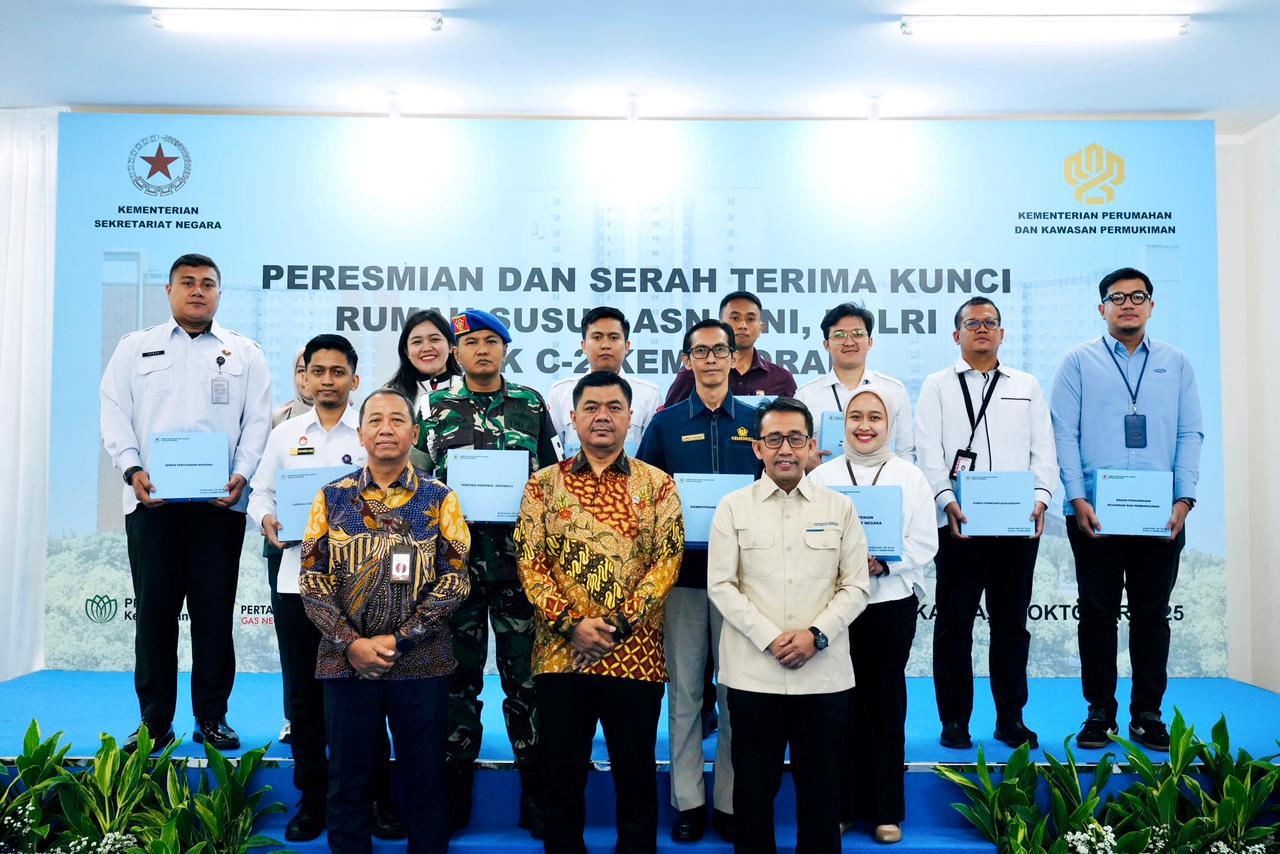 Wamensesneg Resmikan Rumah Susun Blok C-2 Kemayoran untuk ASN, TNI, dan Polri