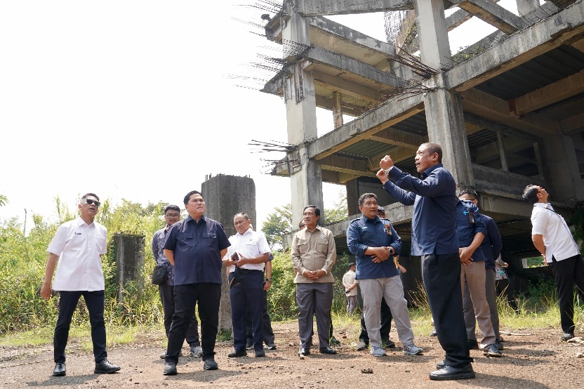 Evaluasi Aset Kemenpora, Menpora Erick Tinjau P3SON Hambalang