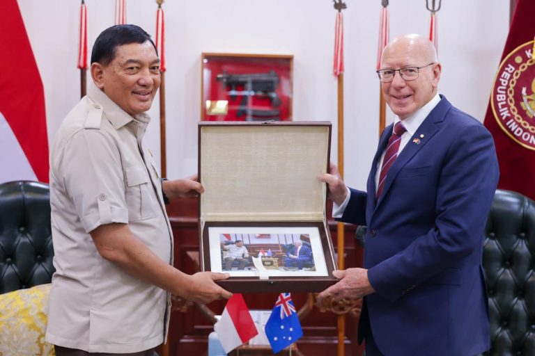 Indonesia–Australia Perkuat Kerja Sama Militer, Menhan Sjafrie Terima Kunjungan General Hurley