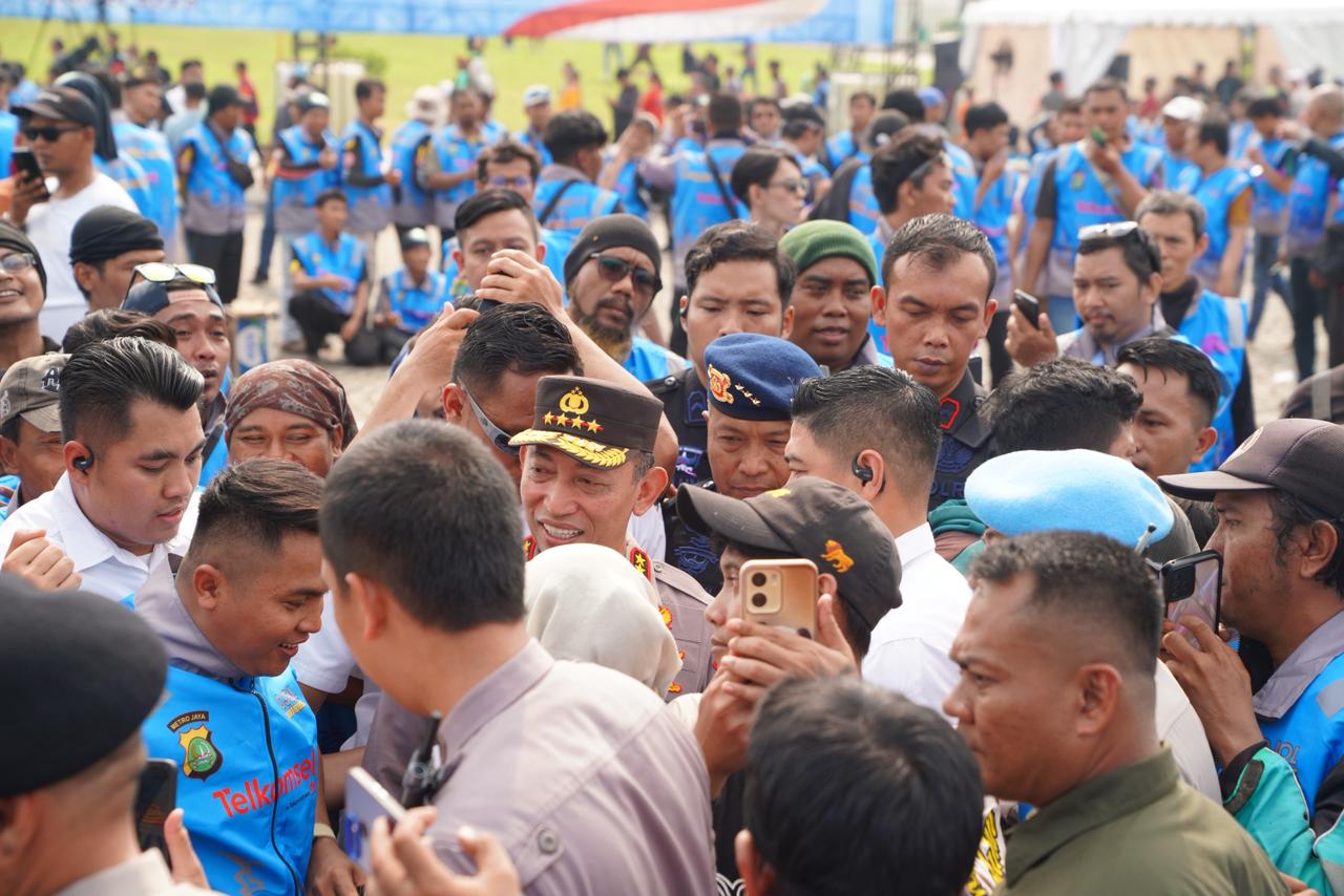 Kuatkan Kolaborasi, Dankorbrimob Polri Hadiri Apel Ojol Kamtibmas Bersatu Jaga Keamanan Jakarta