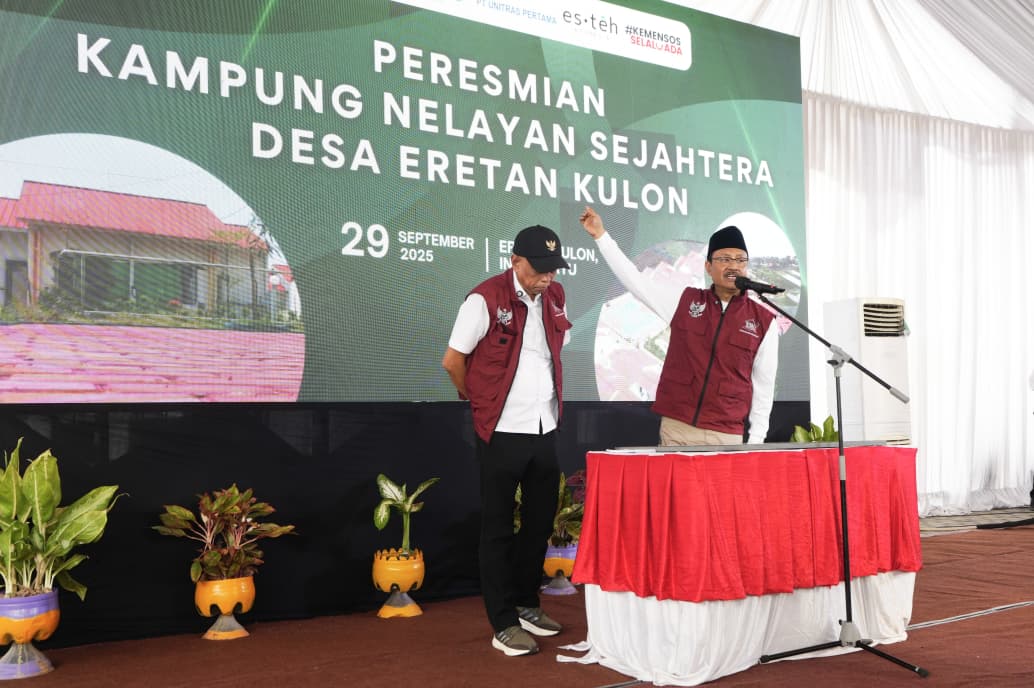 93 Rumah Korban Rob di Indramayu Diresmikan, Gus Ipul: Dari Sini Lahir Generasi Tangguh