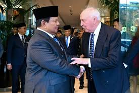 Di Tengah Kunjungan Kenegaraan, Presiden Prabowo Diskusi Hangat dengan Mantan PM Paul Keating