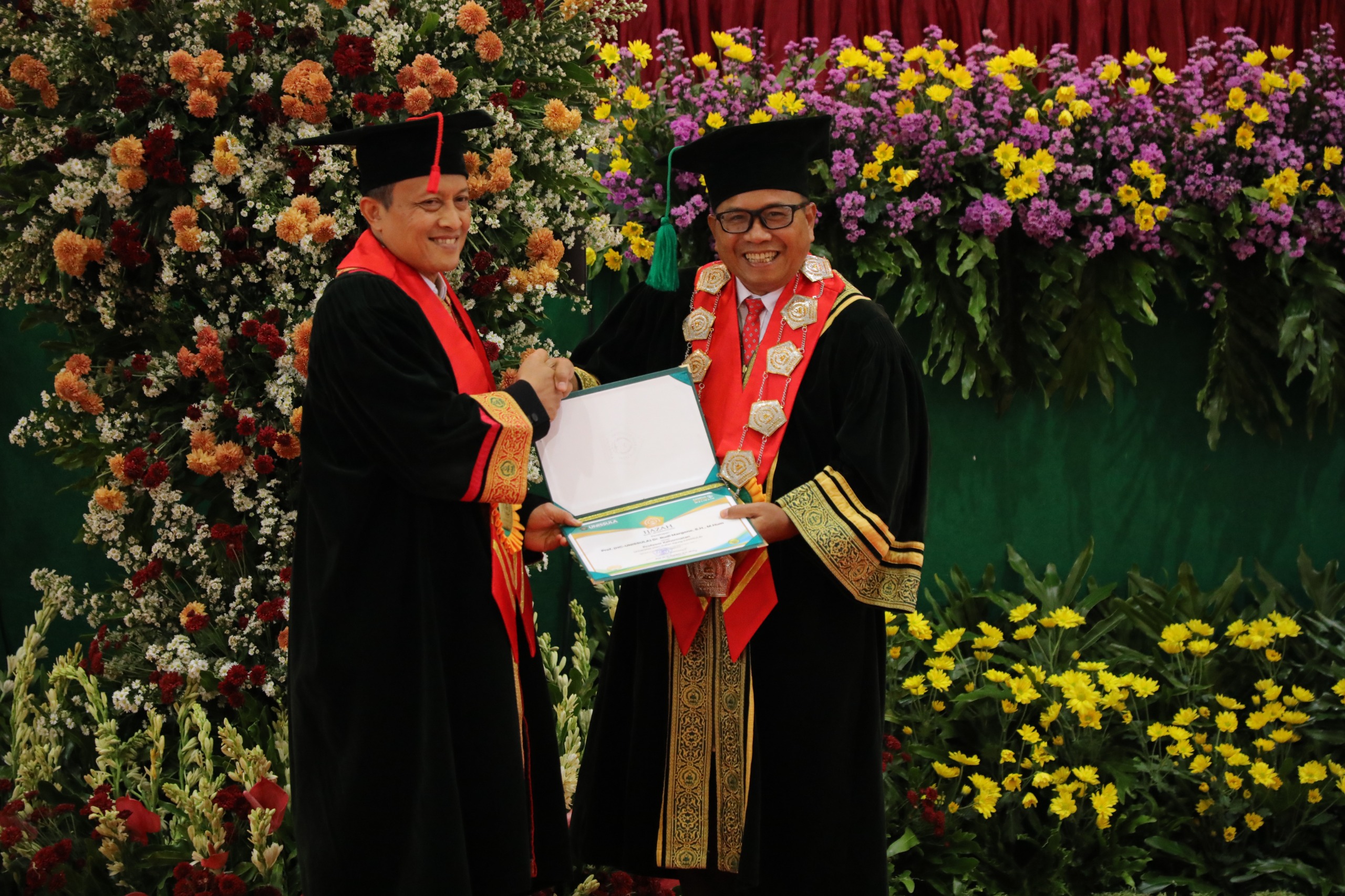 Jaksa Agung Muda Pengawasan Rudi Margono Dikukuhkan Menjadi Guru Besar Kehormatan Ilmu Hukum Pidana UNISSULA