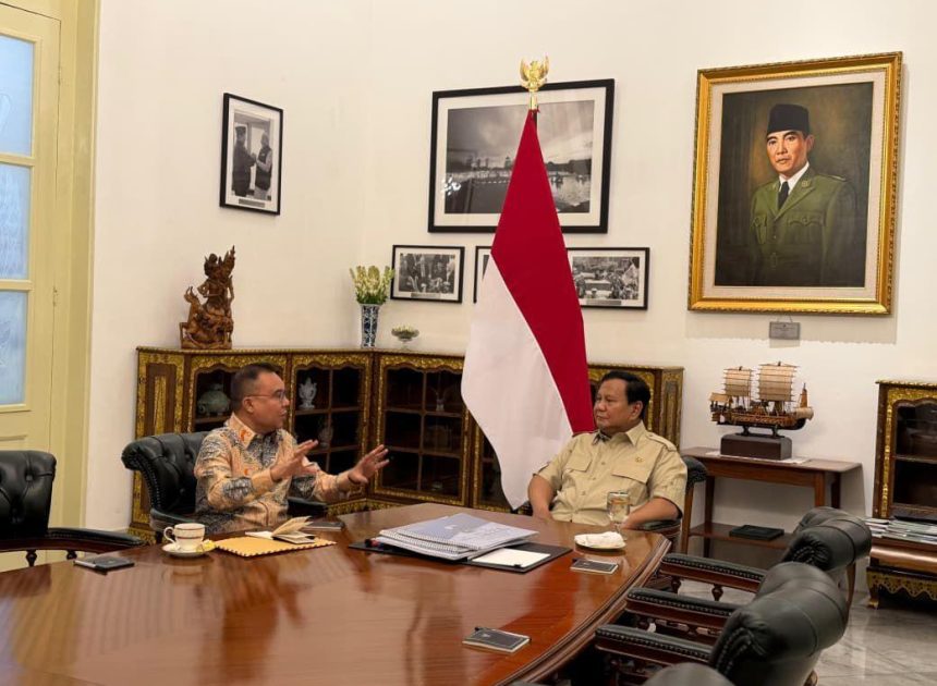 Presiden Prabowo Bahas Sejumlah Program Strategis Bersama Wakil Ketua DPR RI di Istana Merdeka