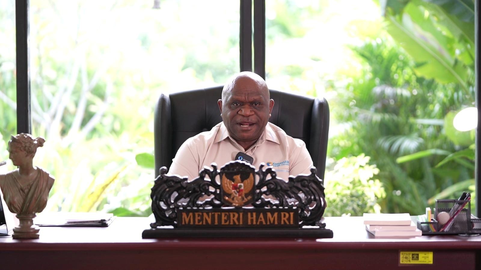 Jadi Pahlawan Nasional, Menteri HAM Tetapkan Nama Gedung “KH Abdurrahman Wahid”