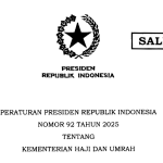 Resmi Terbit, Inilah Perpres 92/2025 tentang Kementerian Haji dan Umrah