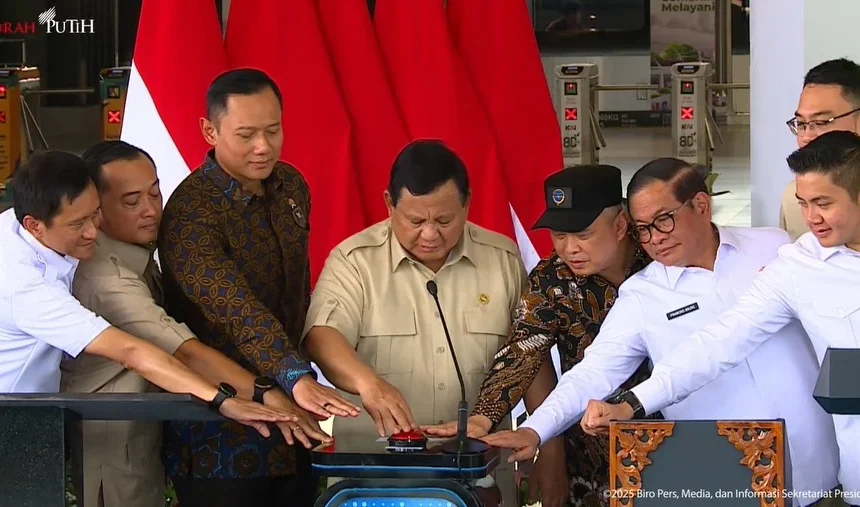 Presiden Prabowo Resmikan Stasiun Tanah Abang Baru, Simbol Modernisasi Transportasi Publik Jakarta