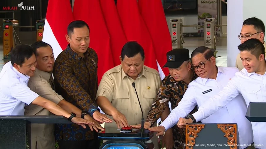 Presiden Prabowo Resmikan Stasiun Tanah Abang Baru, Simbol Modernisasi Transportasi Publik Jakarta