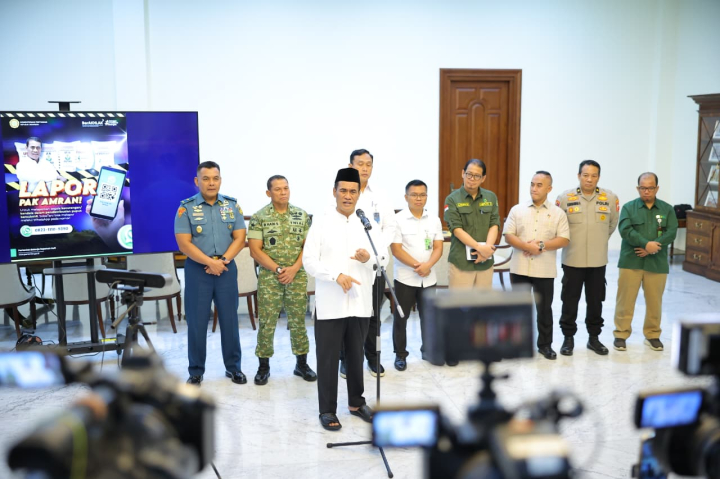 Mentan Amran Tegaskan: ‘Beras Ilegal Ditindak Sebelum Bersandar di Batam’