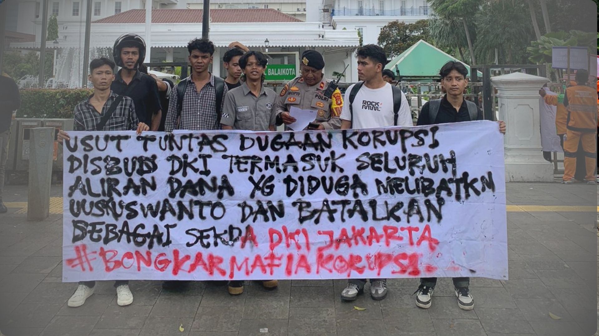 Mahasiswa Gelar Aksi Protes Pengangkatan Uus Kuswanto sebagai Sekda DKI: Desak Usut Tuntas Dugaan Korupsi Disbud