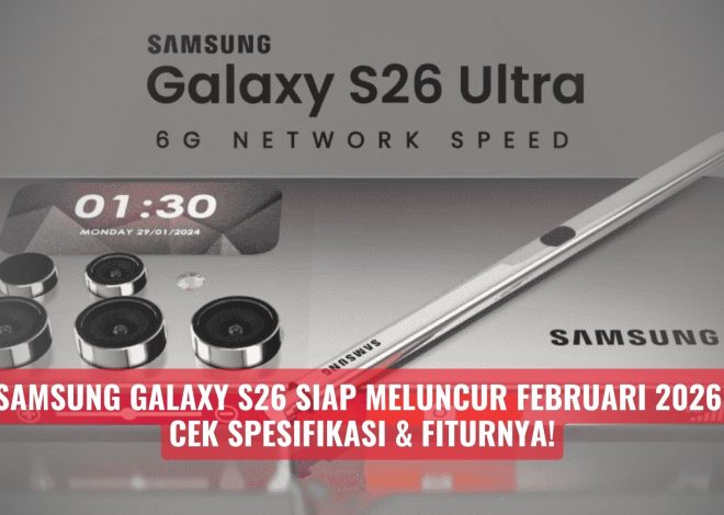Samsung Galaxy S26 Siap Meluncur Februari 2026 — Cek Spesifikasi & Fiturnya!