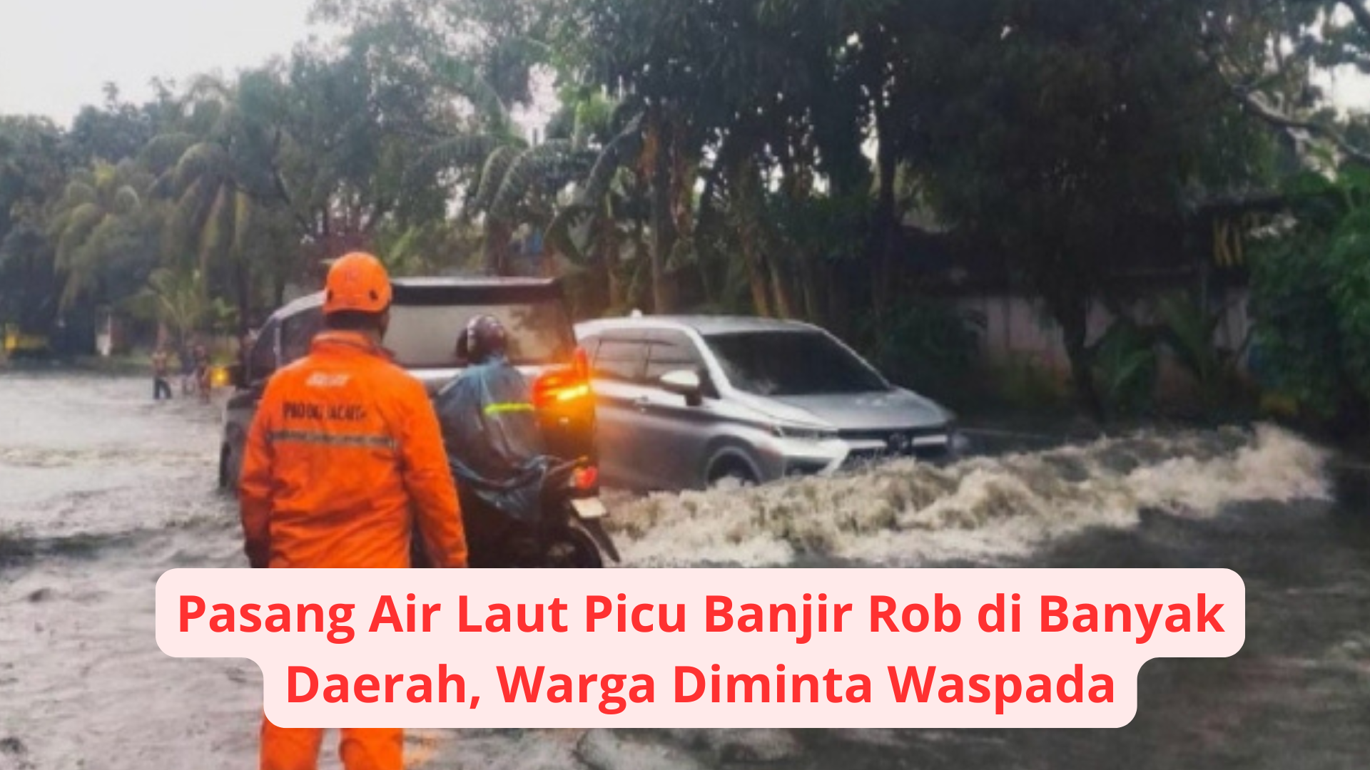 Pasang Air Laut Picu Banjir Rob di Banyak Daerah, Warga Diminta Waspada