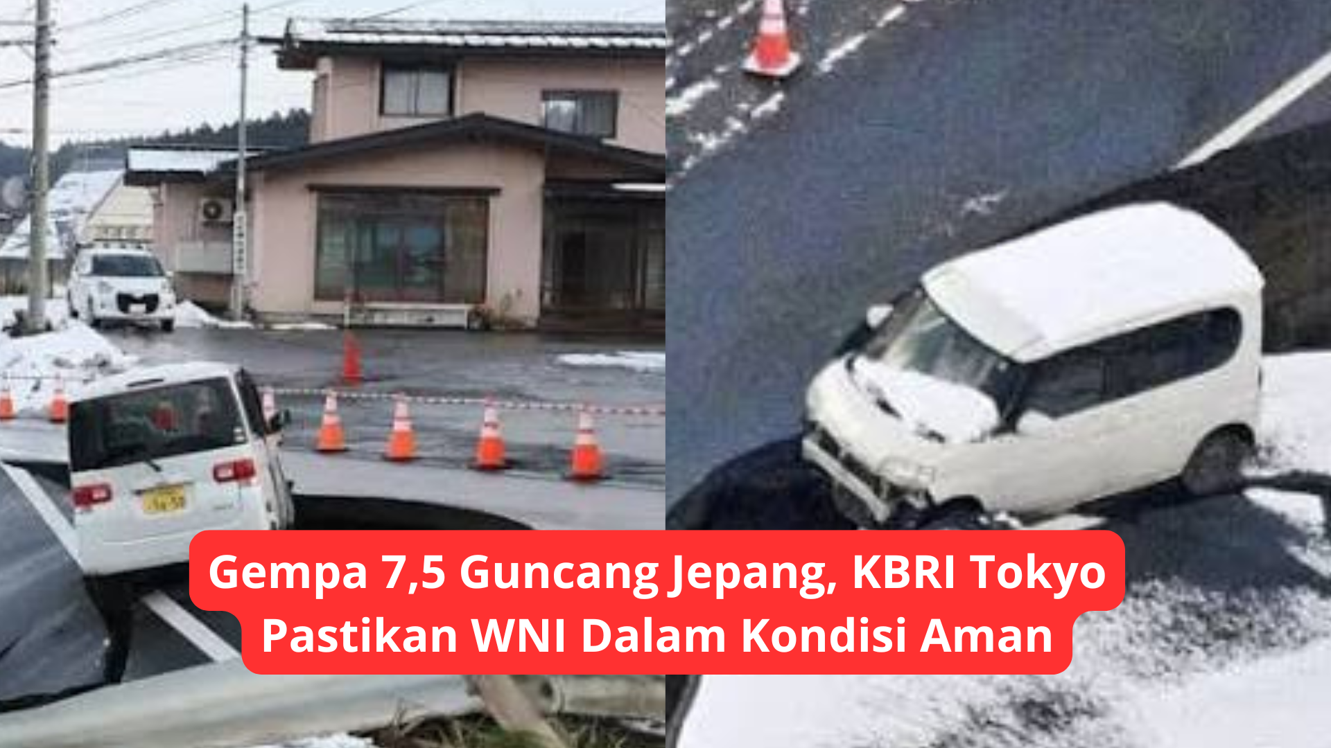 Gempa 7,5 Guncang Jepang, KBRI Tokyo Pastikan WNI Dalam Kondisi Aman