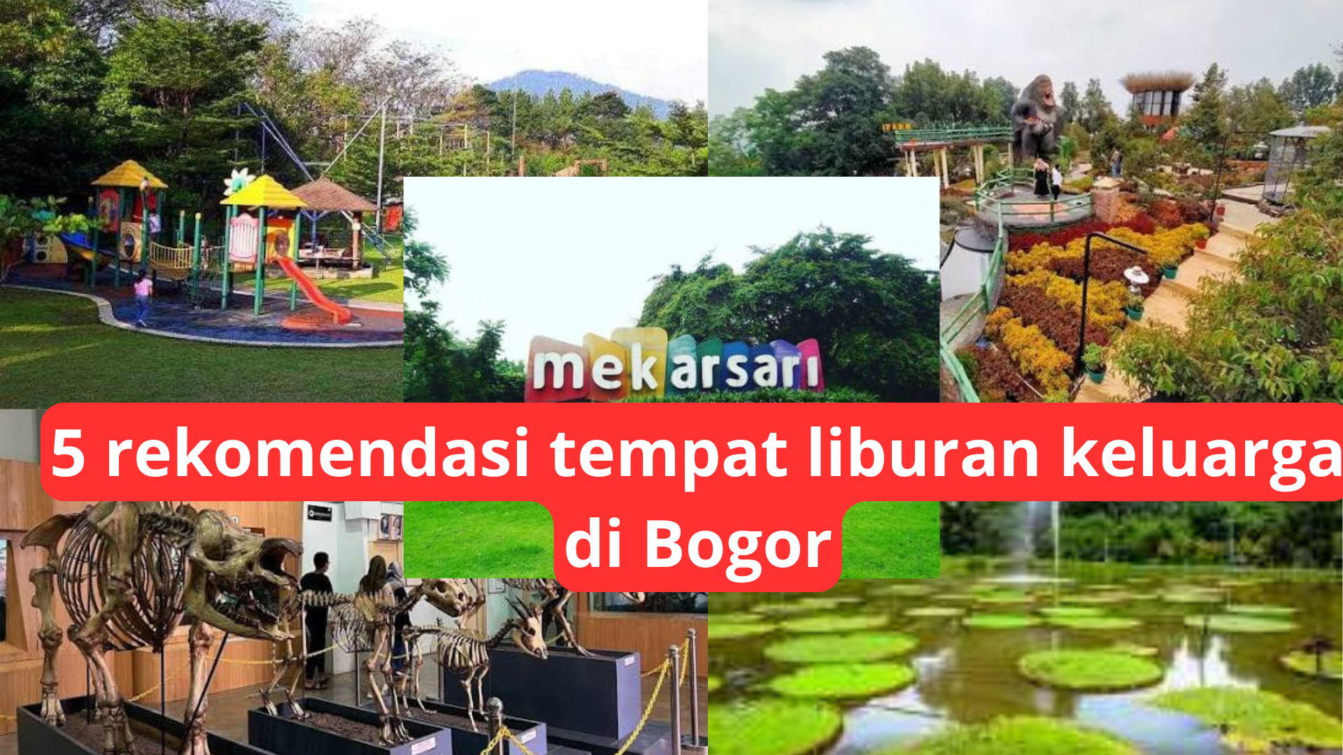 5 rekomendasi tempat liburan keluarga di Bogor yang ramah kantong lengkap dengan tiket masuk, fasilitas, dan perkiraan jarak/ waktu tempuh dari Jakarta