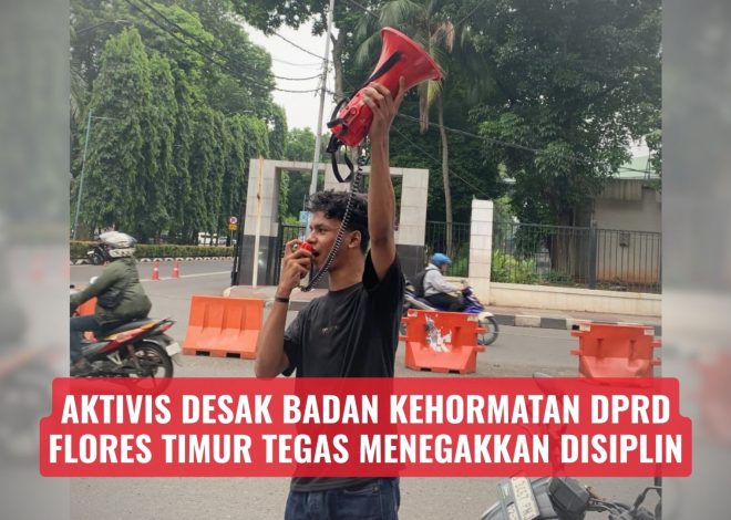 Aktivis Desak Badan Kehormatan DPRD Flores Timur Tegas Menegakkan Disiplin