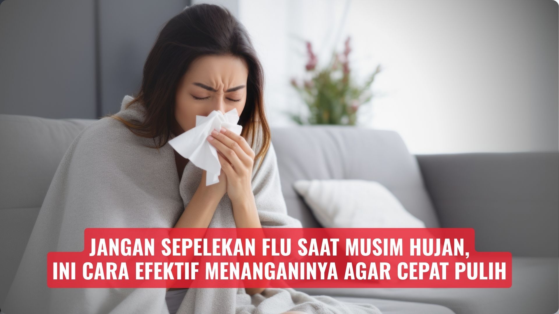 Jangan Sepelekan Flu Saat Musim Hujan, Ini Cara Efektif Menanganinya agar Cepat Pulih