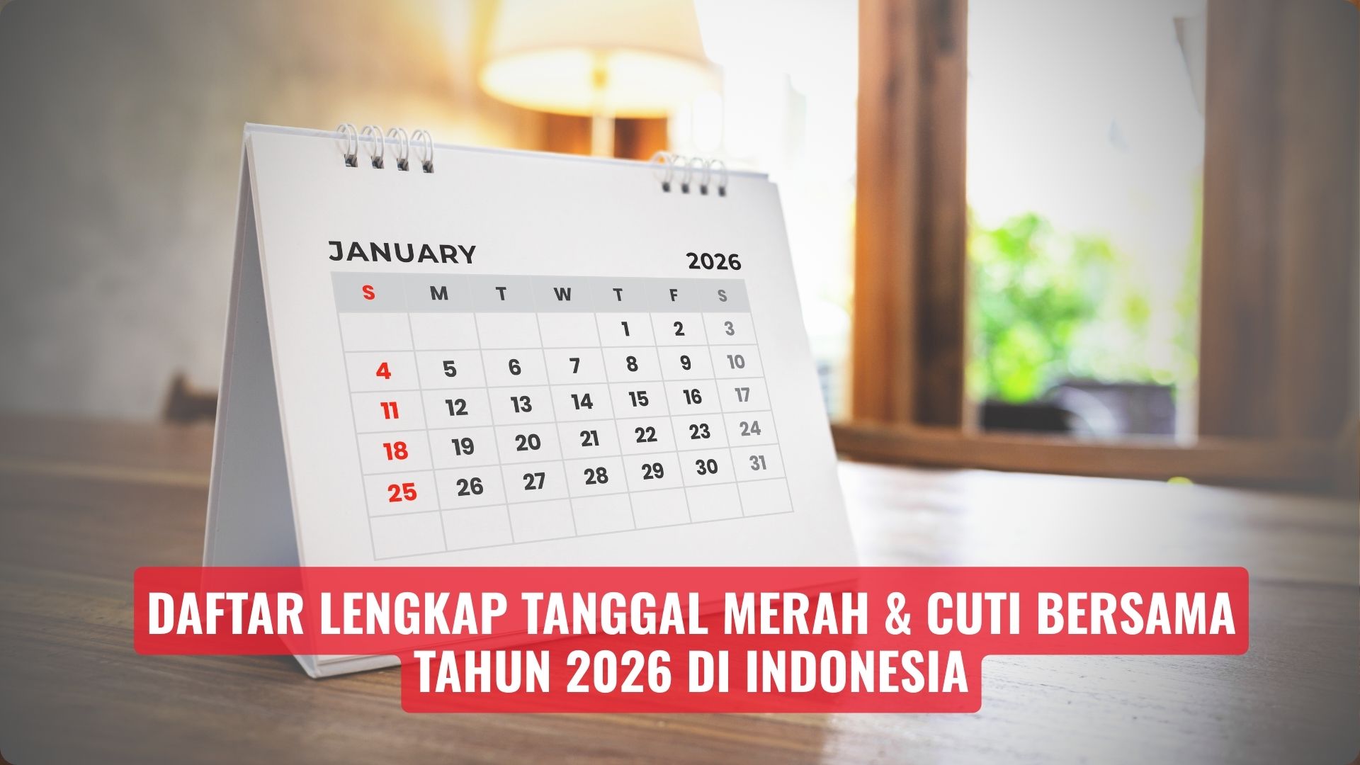 Daftar Lengkap Tanggal Merah & Cuti Bersama Tahun 2026 di Indonesia