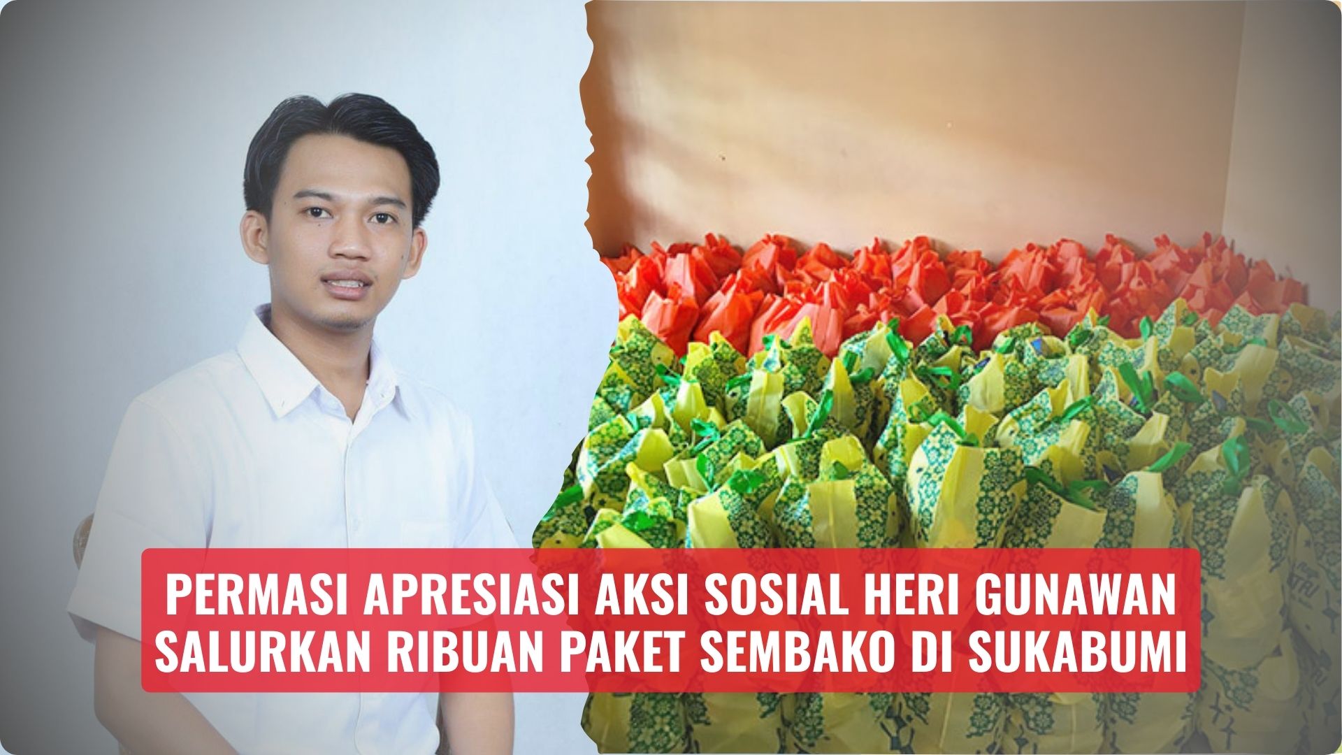 PERMASI Apresiasi Aksi Sosial Heri Gunawan Salurkan Ribuan Paket Sembako di Sukabumi