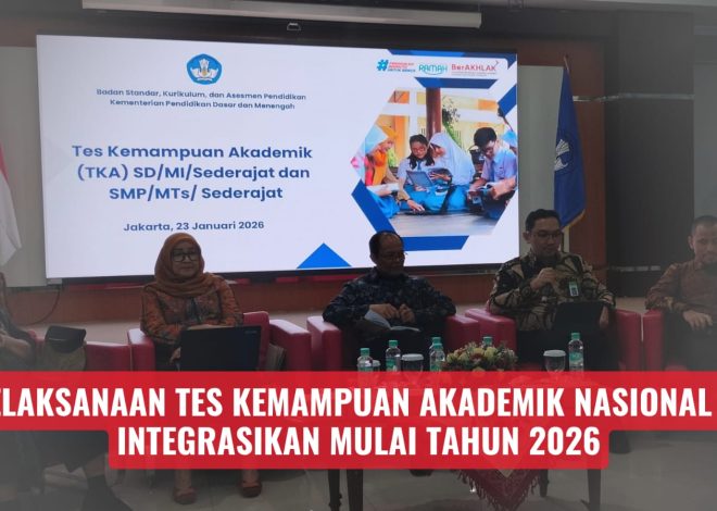 Pelaksanaan Tes Kemampuan Akademik Nasional Di Integrasikan Mulai Tahun 2026