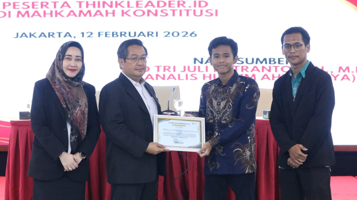 Perkuat Kesadaran Hukum Generasi Muda, Thinkleaders.id Gelar Diskusi di Mahkamah Konstitusi