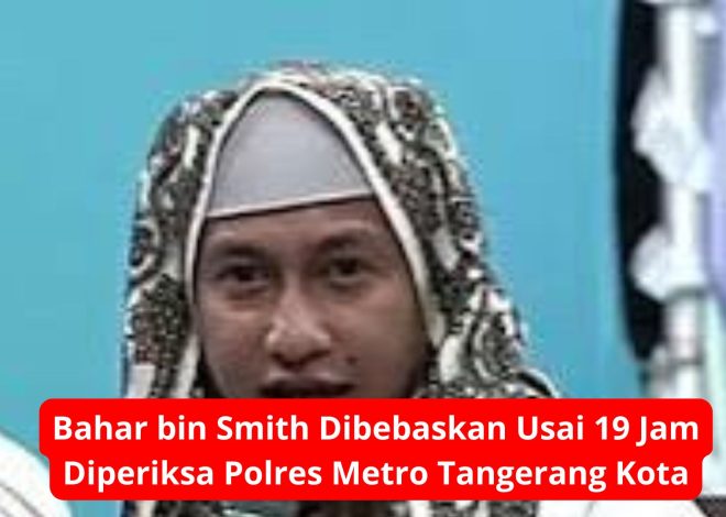 Bahar bin Smith Dibebaskan Usai 19 Jam Diperiksa Polres Metro Tangerang Kota