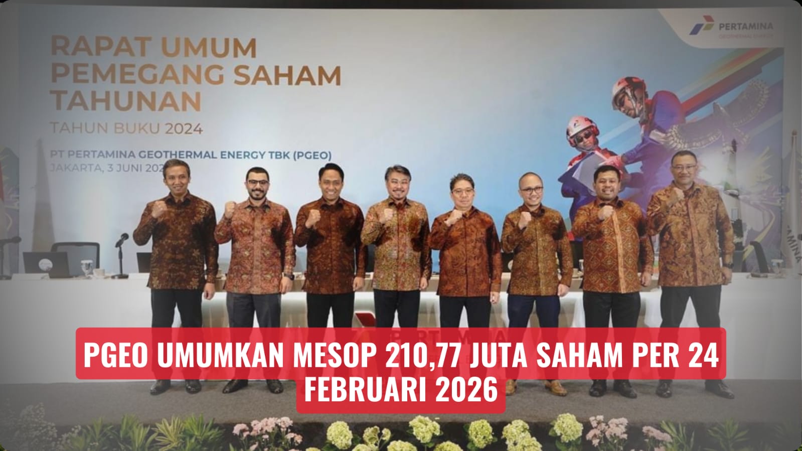 PGEO Umumkan MESOP 210,77 Juta Saham per 24 Februari 2026
