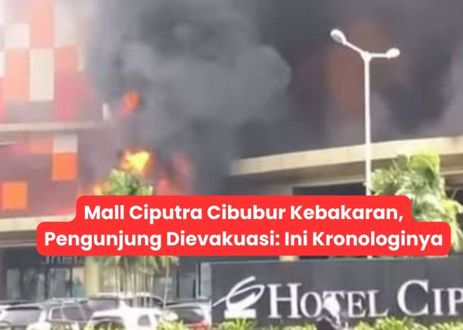 Mall Ciputra Cibubur Kebakaran, Pengunjung Dievakuasi: Ini Kronologinya