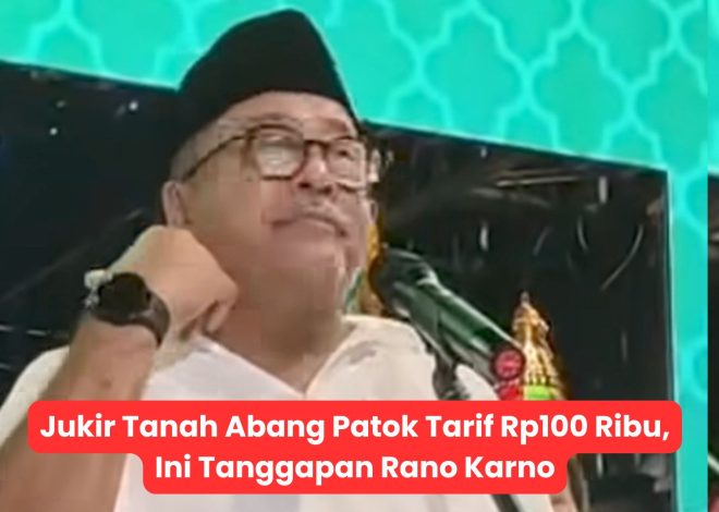 Jukir Tanah Abang Patok Tarif Rp100 Ribu, Ini Tanggapan Rano Karno