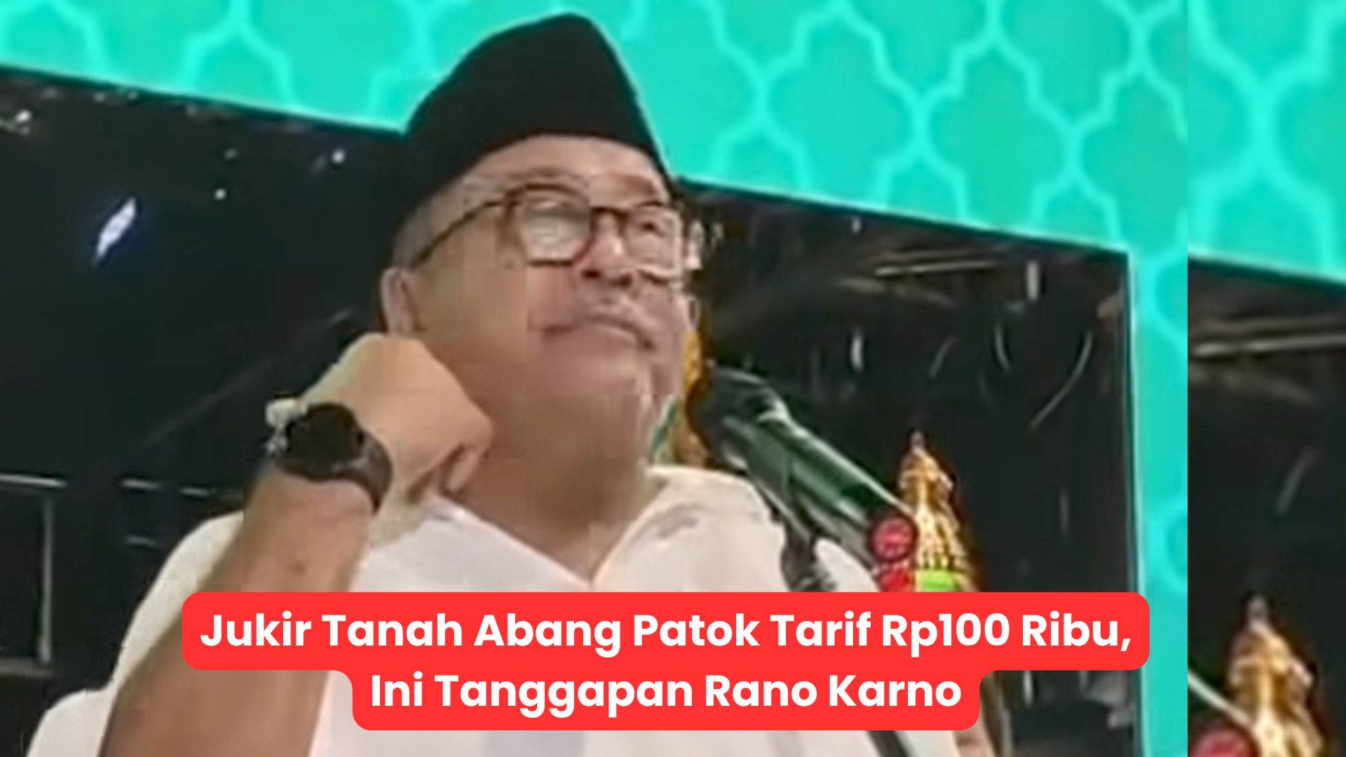 Jukir Tanah Abang Patok Tarif Rp100 Ribu, Ini Tanggapan Rano Karno