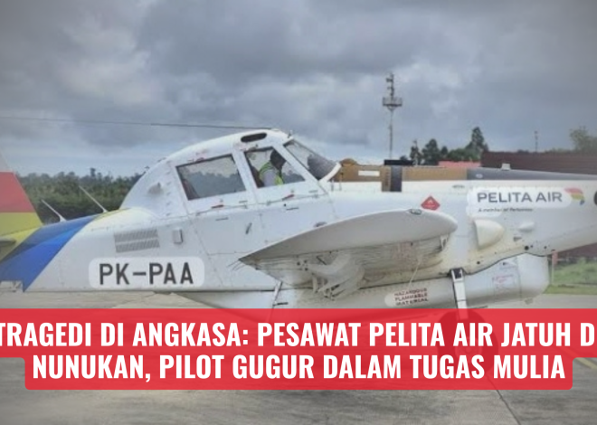 TRAGEDI DI ANGKASA: Pesawat Pelita Air Jatuh di Nunukan, Pilot Gugur dalam Tugas Mulia